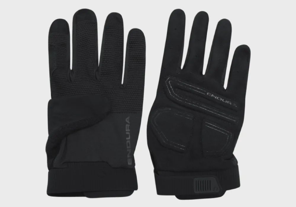 Endura Loop Full Finger Glove, Colour: Black, Size: M
