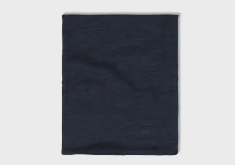 Buff Merino Heavyweight Neck Warmer Solid Night Blue