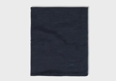 Buff Merino Heavyweight Neck Warmer Solid Night Blue