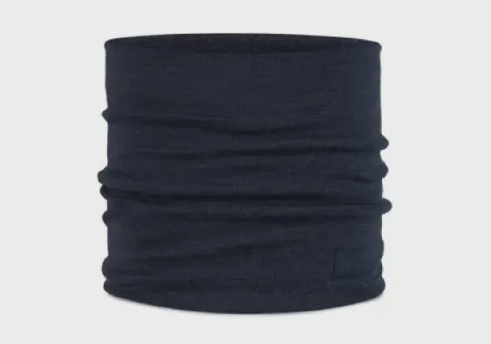 Buff Merino Heavyweight Neck Warmer Solid Night Blue