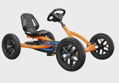 BERG Buddy B-Orange Go Kart + Free Flashing Light
