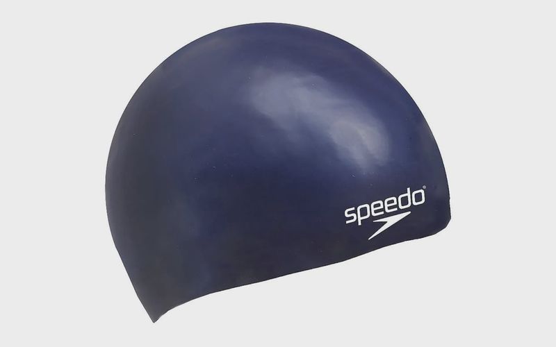 Speedo Plain Junior Moulded Silicone Cap