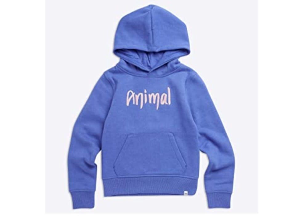 Animal Rachelle Hoodie, Size: 11/12 Years, Color: Amparo Blue
