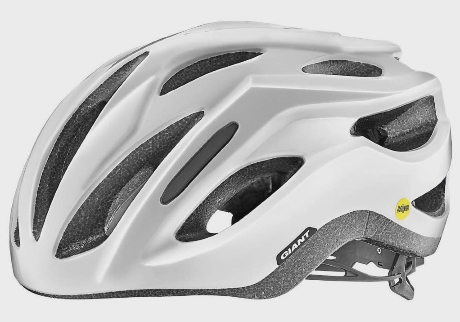 Giant Rev Comp MIPS Road Helmet, Colour: Gloss Metallic White, Size: ML 53-61cm