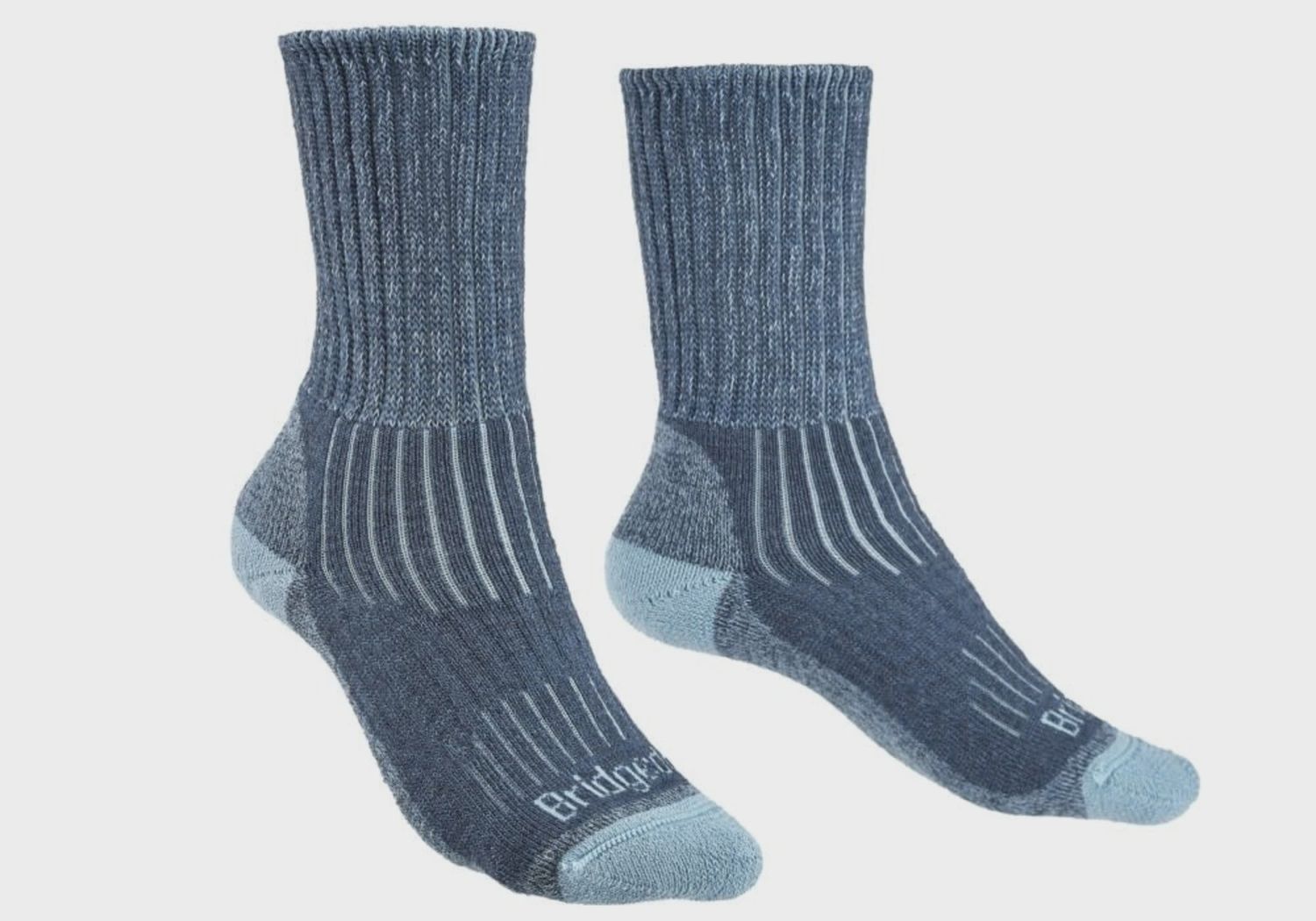 Bridgedale Women's Hike Midweight Merino Comfort Boot Sock, Colour: Blue, Size: M UK 5-6.5
