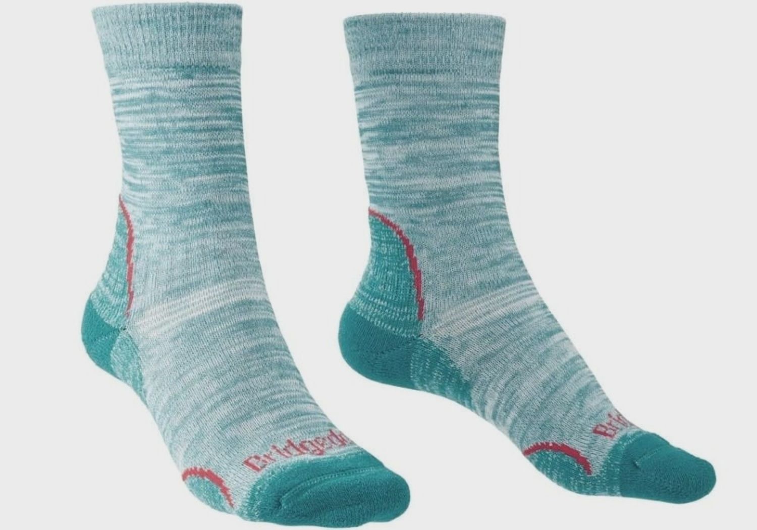 Bridgedale Women's Hike Lightweight T2 Coolmax Performance Boot Sock, Size: M UK 5-6.5