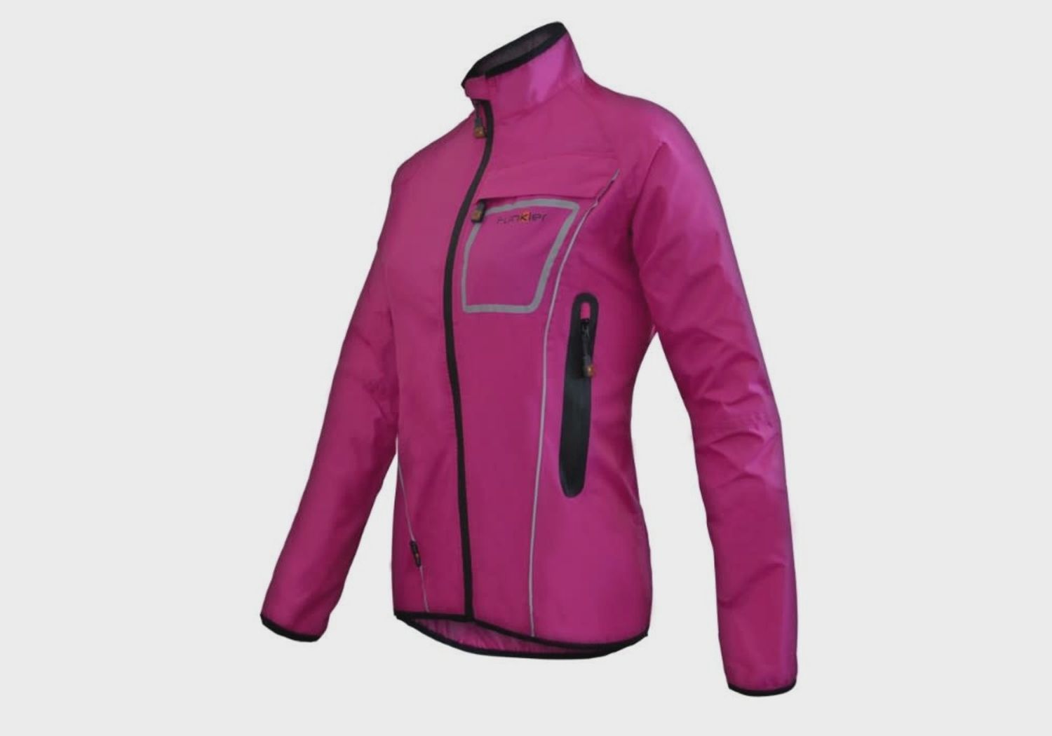 Funkier Women's Storm  Waterproof Jacket, Colour: Pink, Size: L