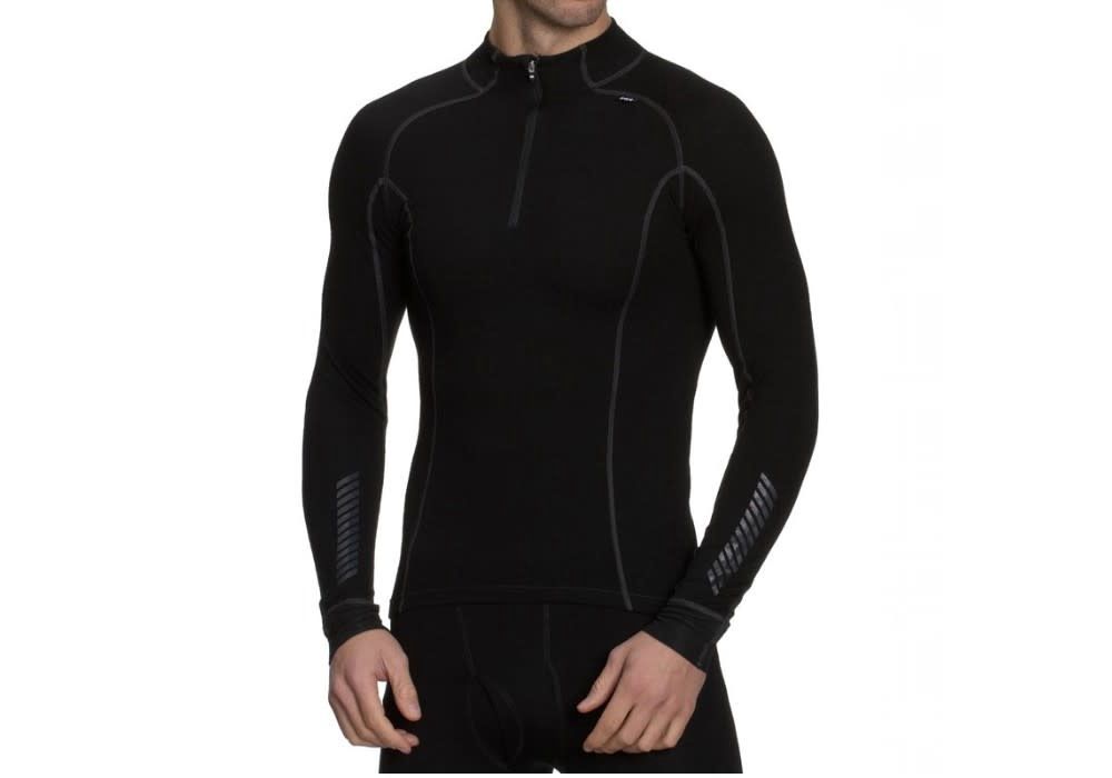 Helly hansen Warm 1/2 Zip Fleece, Colour: Black, Size: XXL