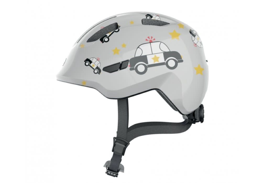 Abus Smiley 3.0 Helmet, Colour: Grey Police, Size: S 45-50cm