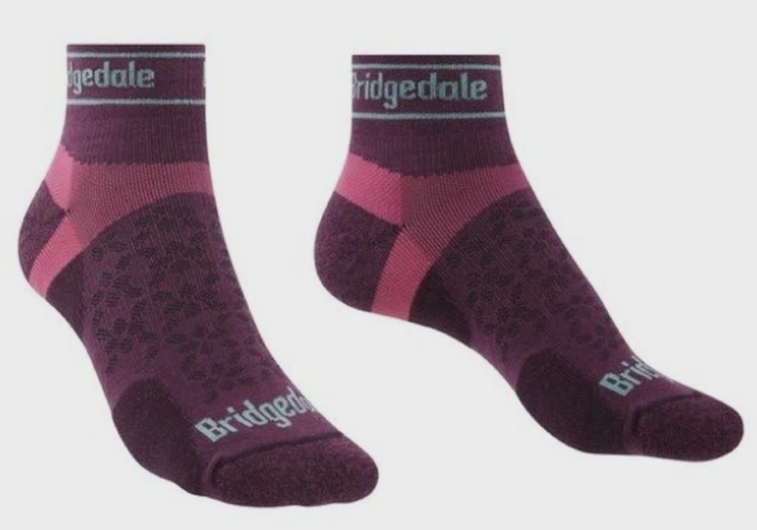 Bridgedale Women's Trail Run Ultra Light T2 Merino Sport Low Sock, Size: M UK 5-6.5