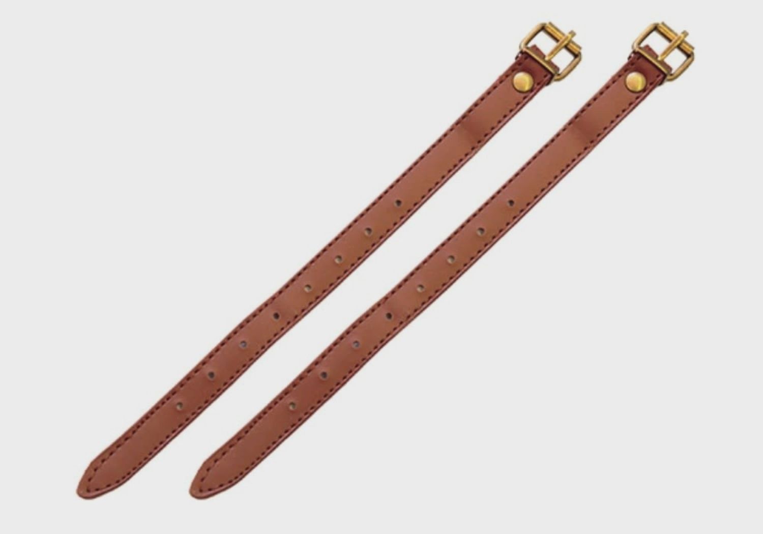 Adie 10" Leather Basket Straps