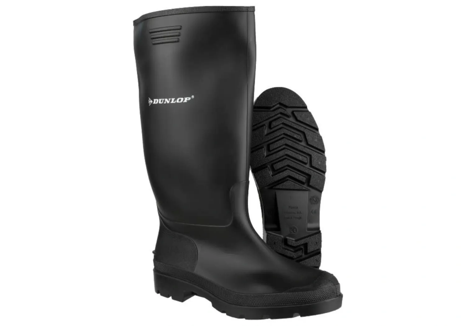 Dunlop Pricemastor Wellington, Colour: Black, Size: UK 10.5/EU 45