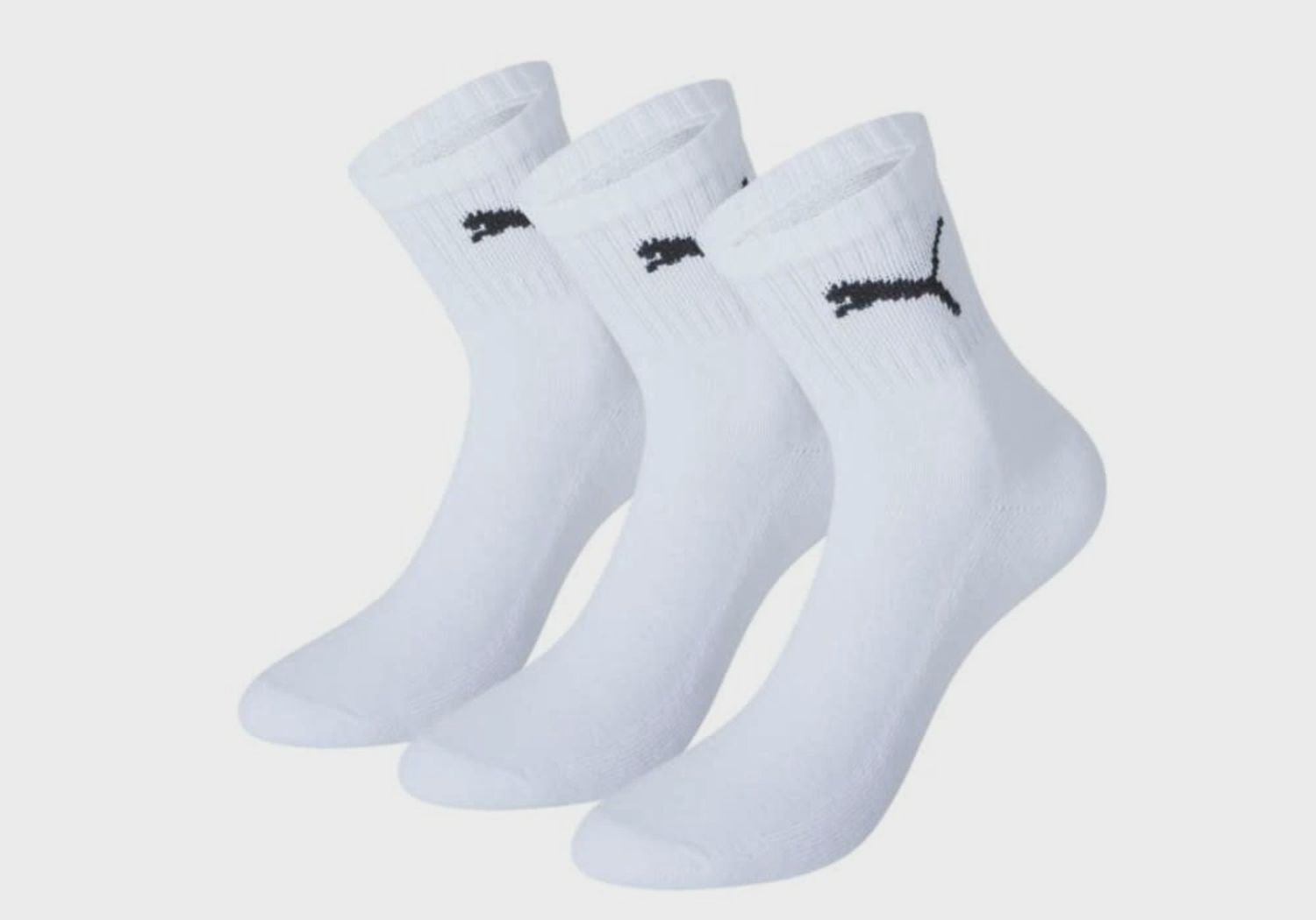 Puma 3 Pair Short Crew Sock