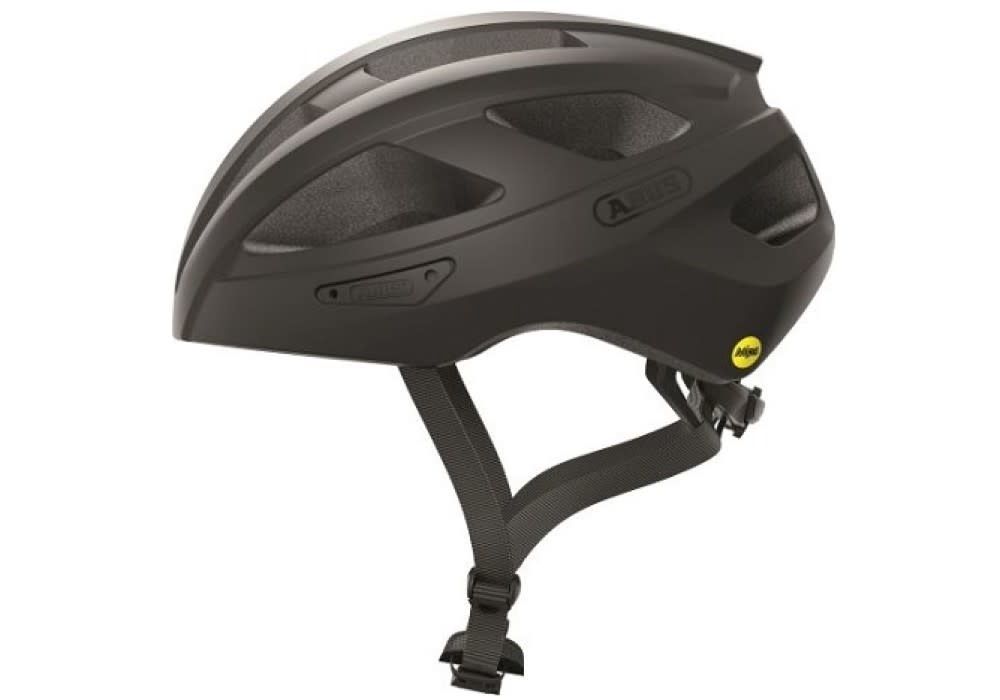 Abus Macator MIPS Road Helmet, Colour: Black, Size: M 52-58cm