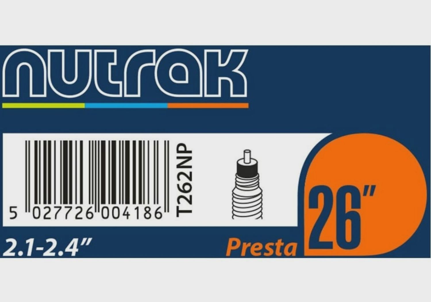 Nutrak Inner Tube 26 x 2.10-2.40 Presta