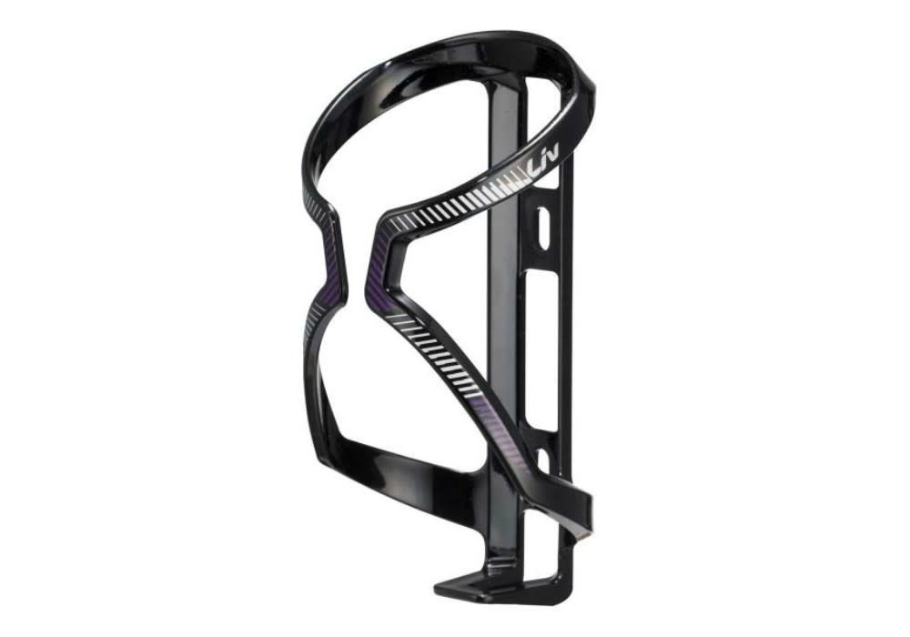 Liv Airway Sport Bottle Cage, Colour: Black/Purple/Silver