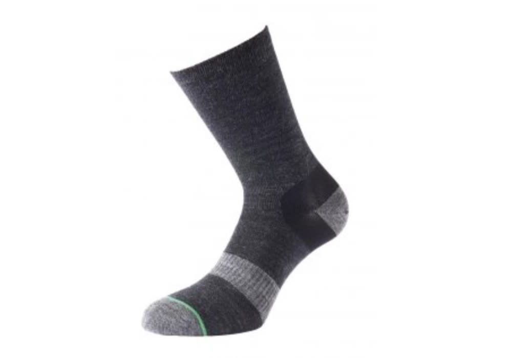 1000 Mile Approach Sock, Colour: Charcoal, Size: L UK 9-11.5