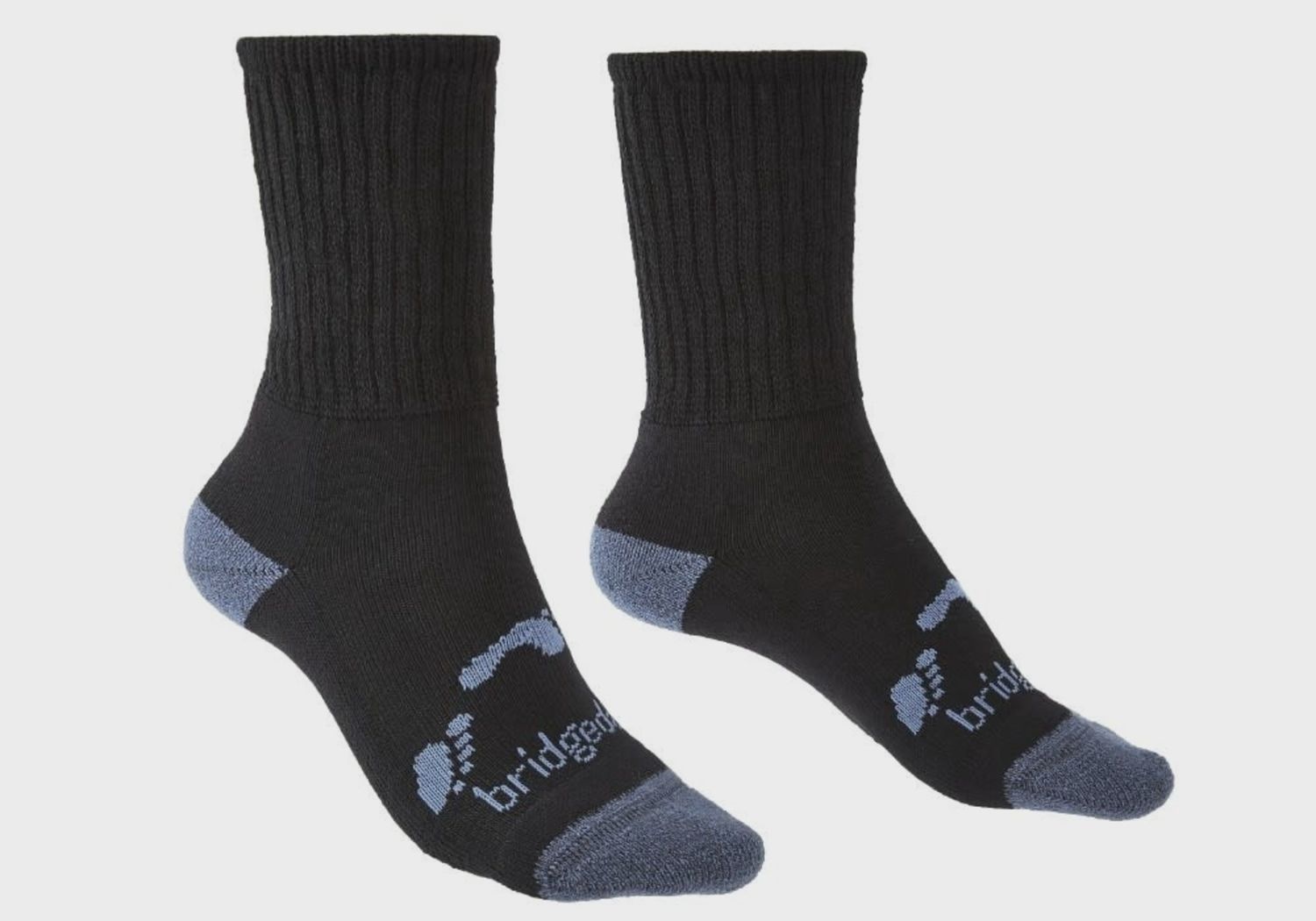 Bridgedale Hike All Season Junior Merino Comfort Sock, Colour: Shade Black, Size: UK 1-3