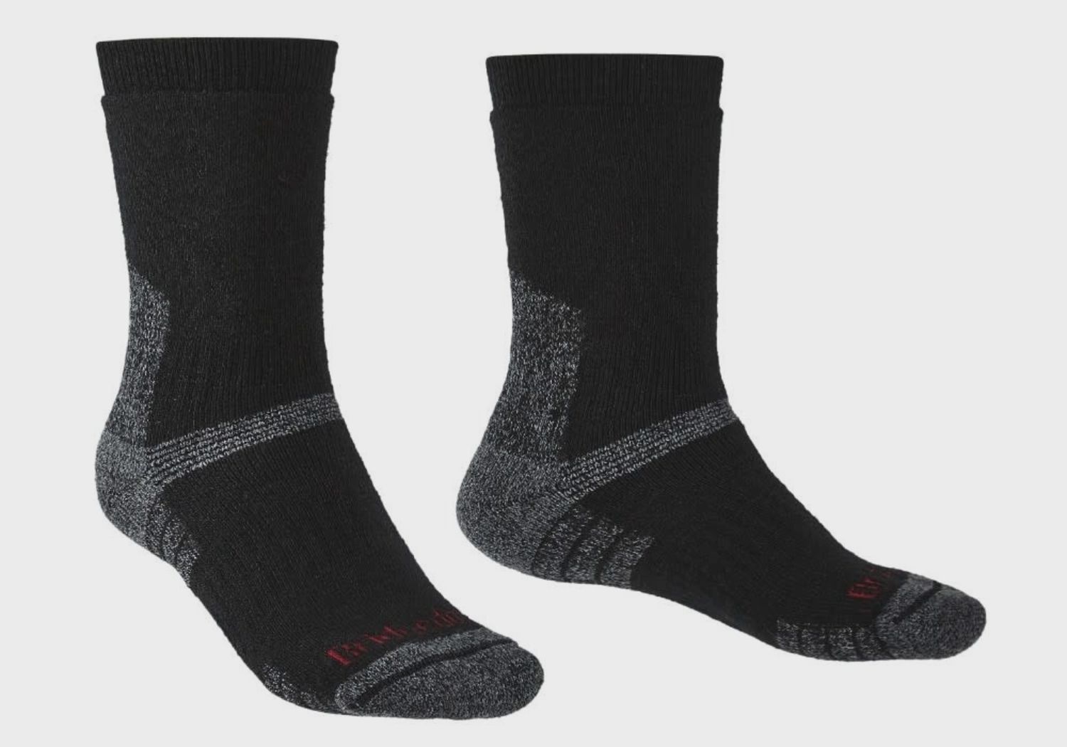 Bridgedale Explorer Heavyweight Merino Performance Boot Sock, Colour: Black, Size: M UK 6-8.5