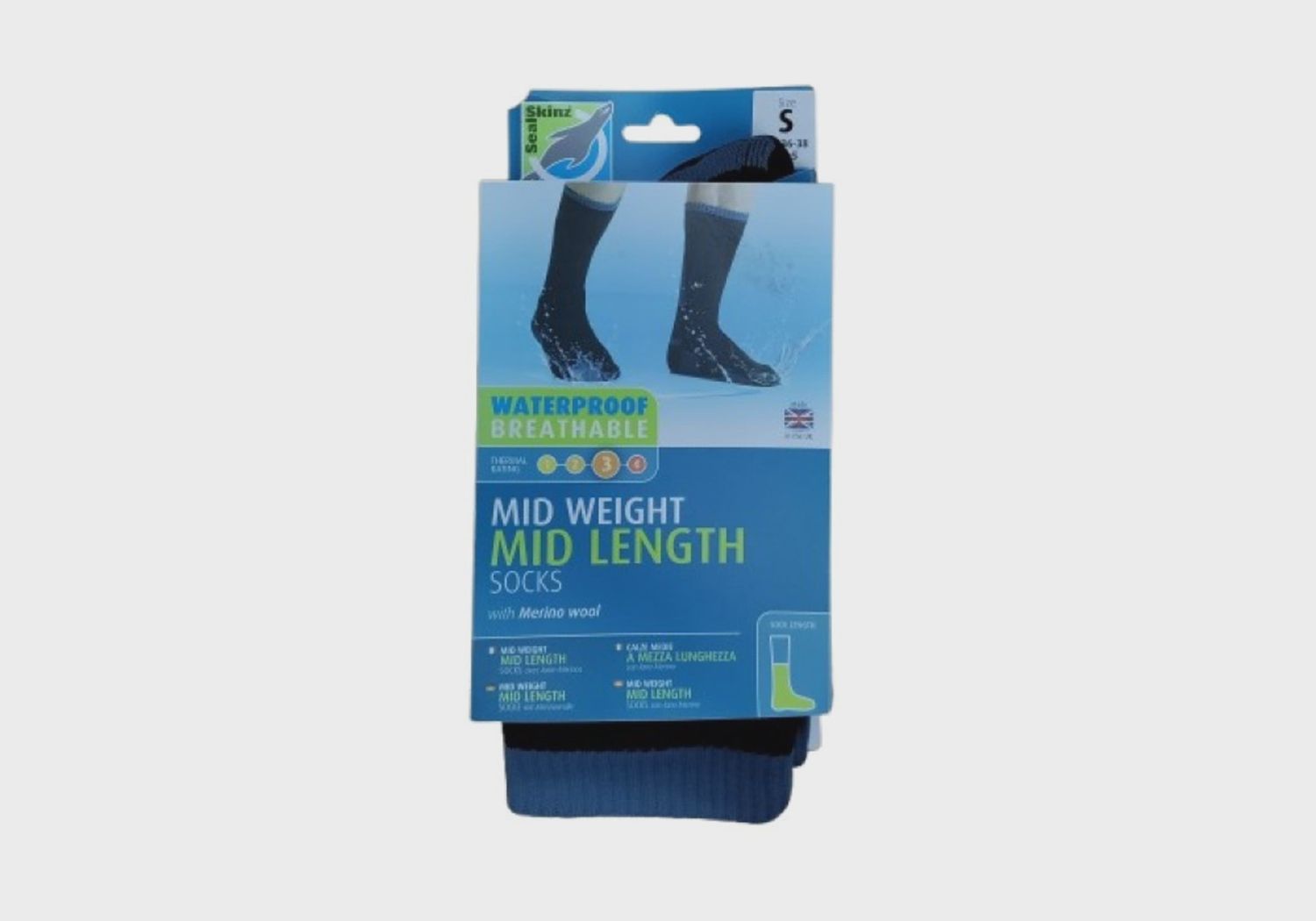 SealSkinz Mid Weight Mid Length Sock
