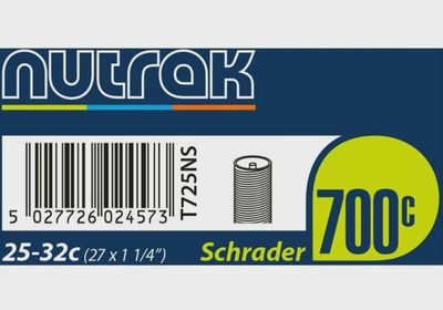 Nutrak Inner Tube 700 x 25-32c Schrader