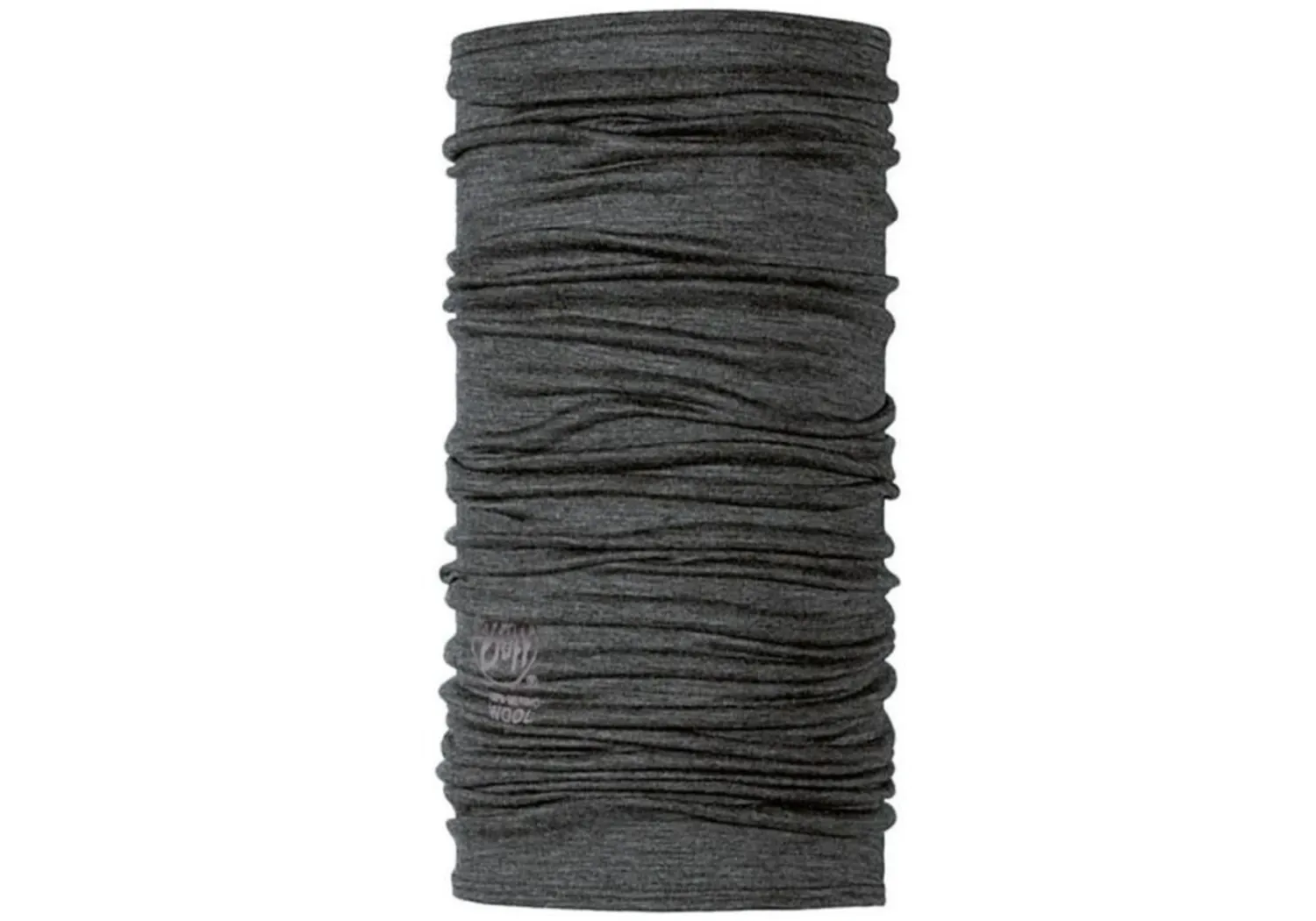 Buff Merino Lightweight Neckwear Solid, Colour: Grey