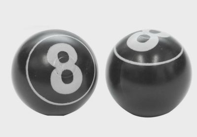 ETC Valve Caps 8 Ball