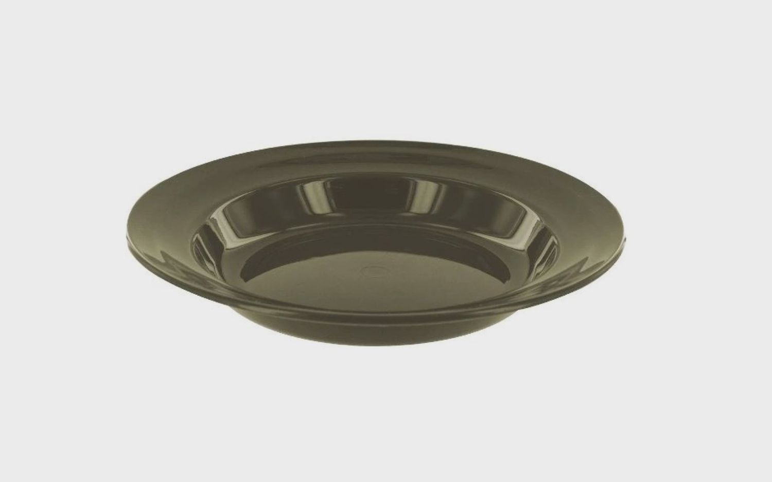 Highlander 22cm Deep Plate Olive
