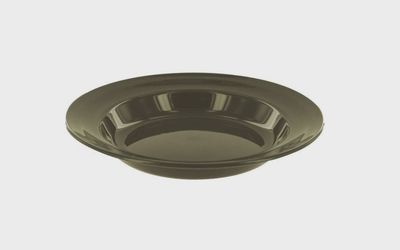 Highlander 22cm Deep Plate Olive