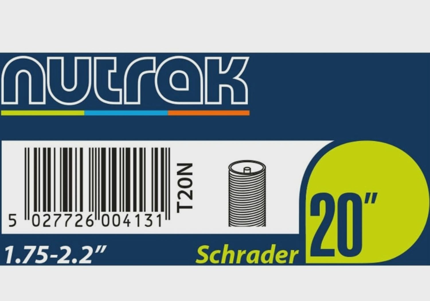 Nutrak Inner Tube 20 x 1.75-2.20 Schrader