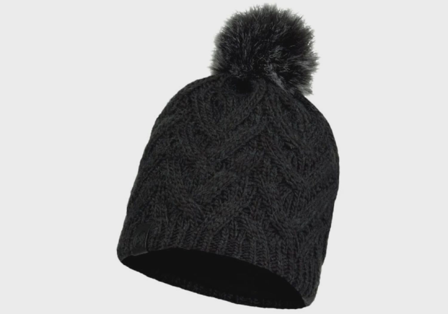 Buff Knitted &amp; Fleece Hat Caryn Graphite