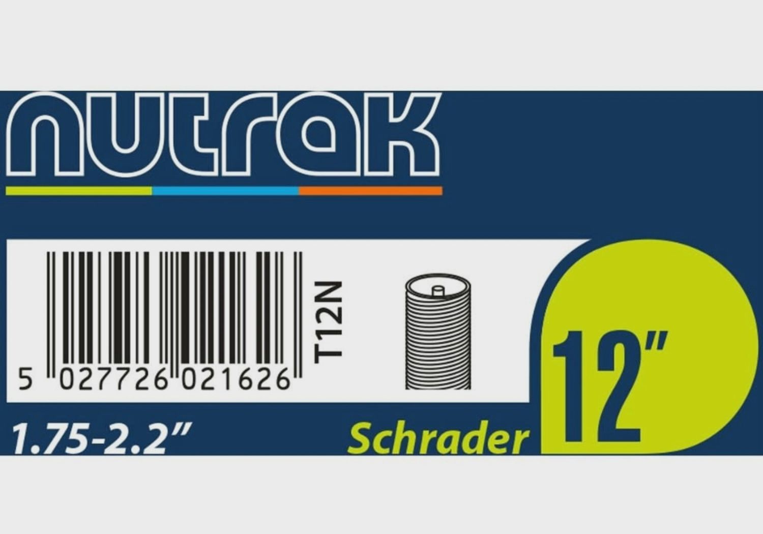 Nutrak Inner Tube 12 x 1.75-2.20 Schrader
