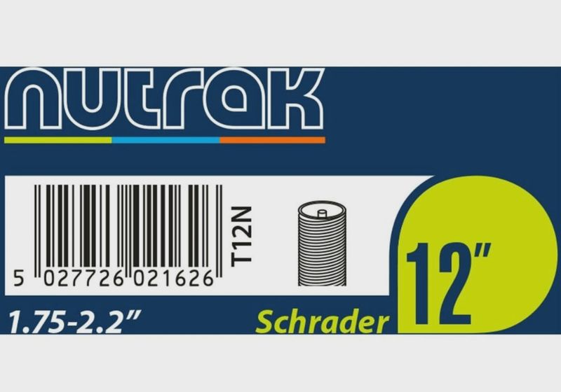Nutrak Inner Tube 12 x 1.75-2.20 Schrader