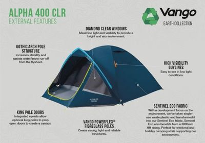 Vango Alpha 400 CLR Tent
