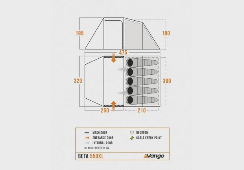 Vango Beta 550XL Tent