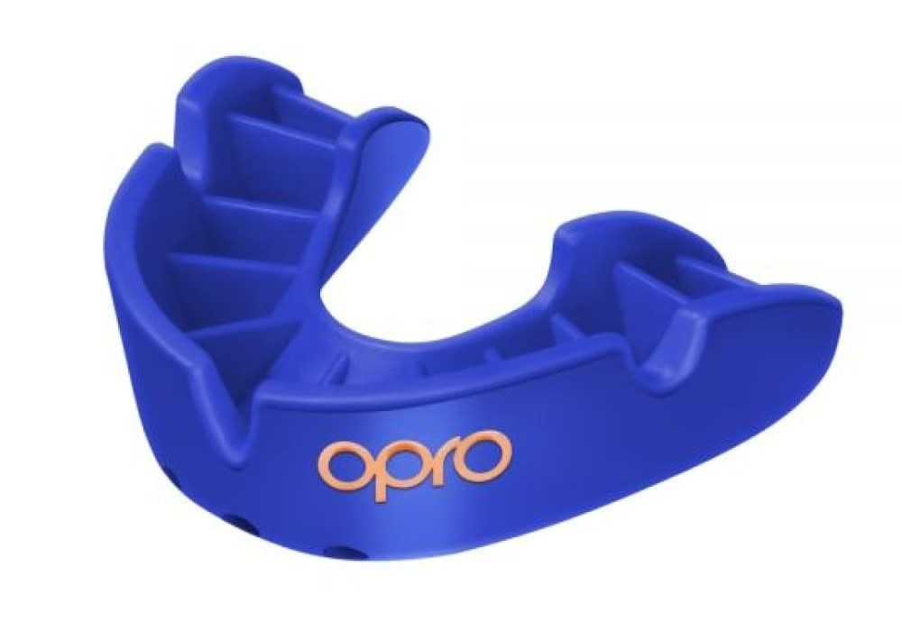 Opro Bronze Youth Mouthguard, Colour: Blue