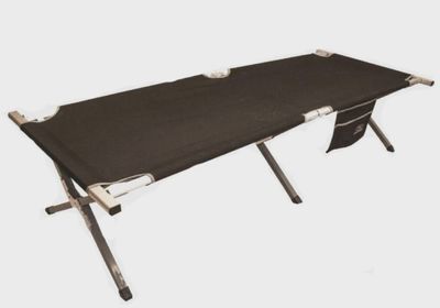 Highlander Aluminium Camp Bed with Side Pocket