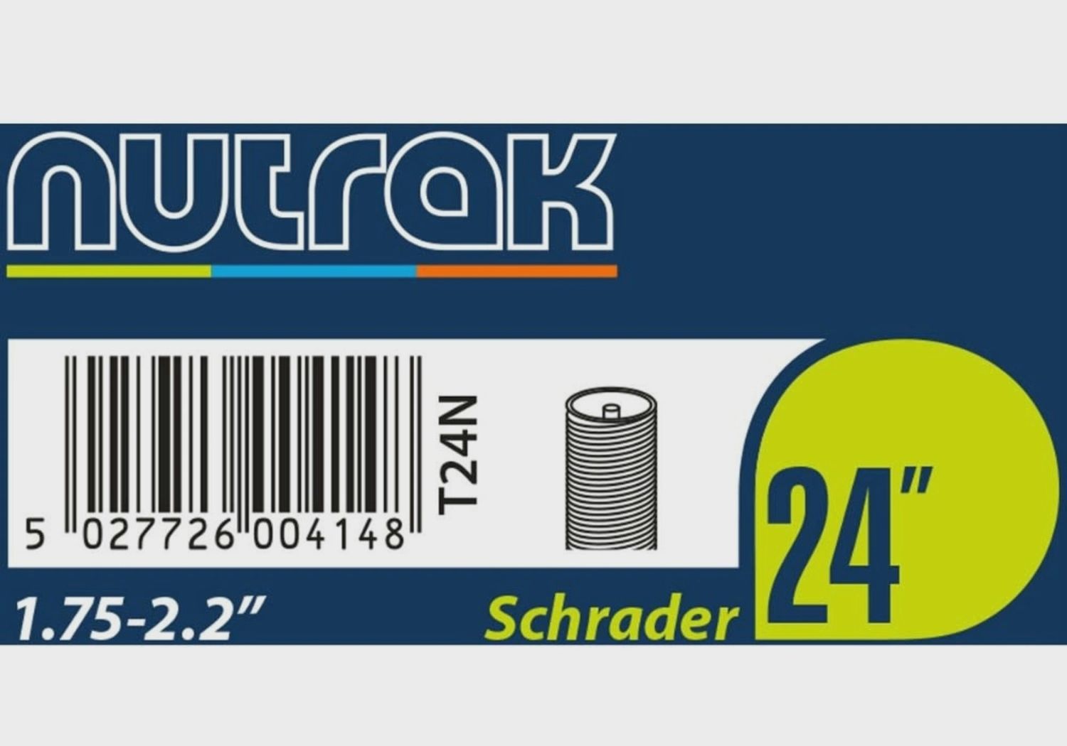 Nutrak Inner Tube 24 x 1.75-2.20 Schrader