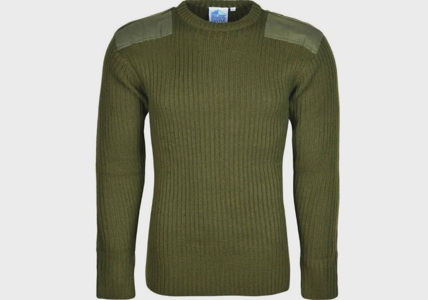 Blue Castle Olive Military Sweater XXL