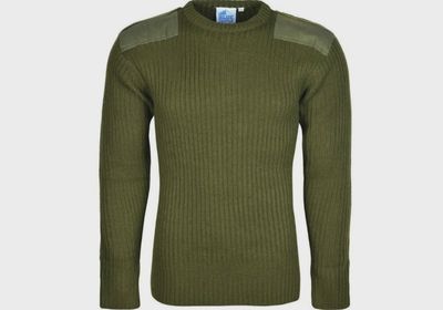 Blue Castle Olive Military Sweater XXL