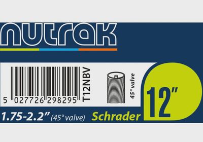 Nutrak Inner Tube 12 x 1.75-2.20 Schrader 45 Degree