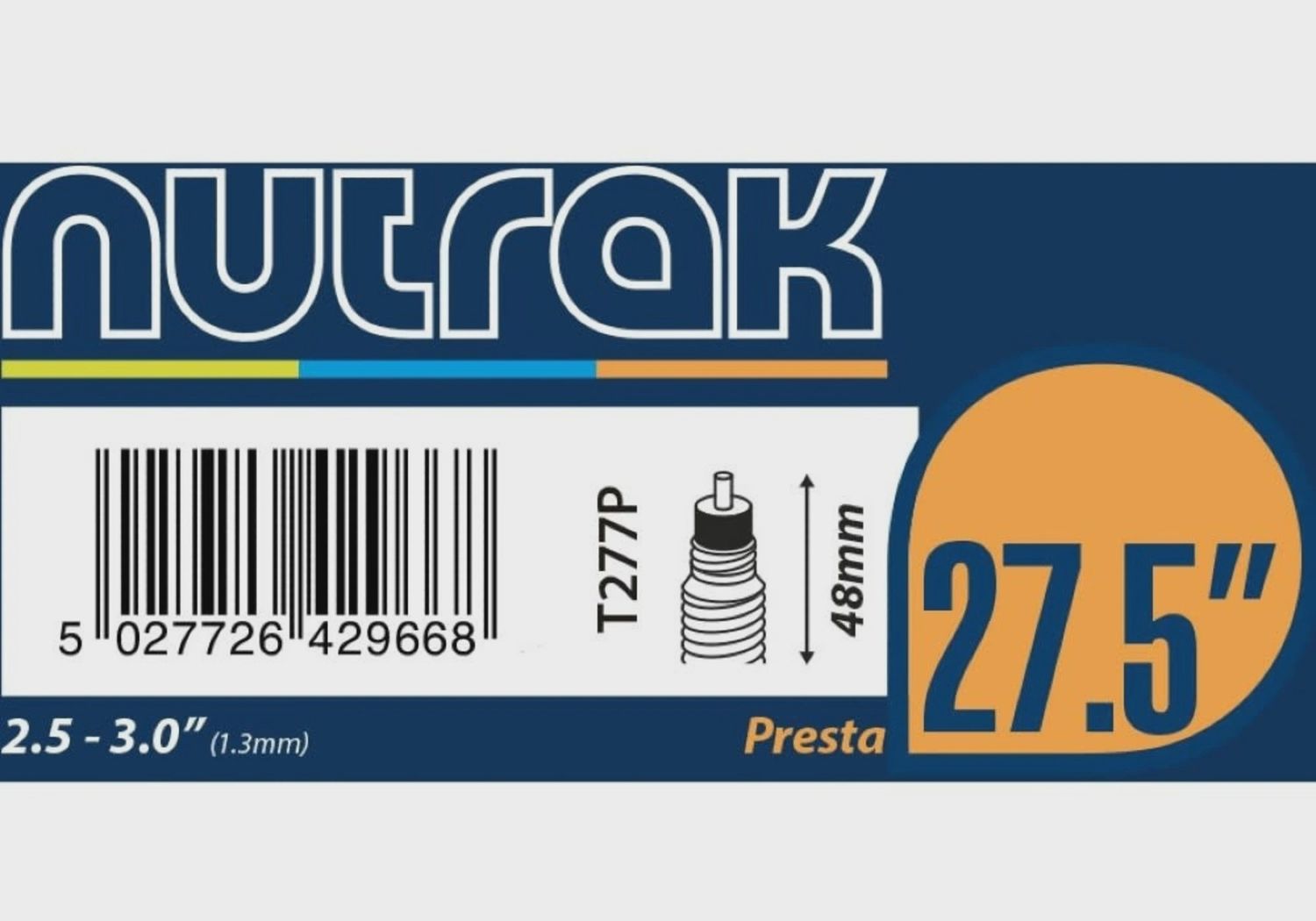 Nutrak Inner Tube 27.5 x 2.50-3.00 Presta