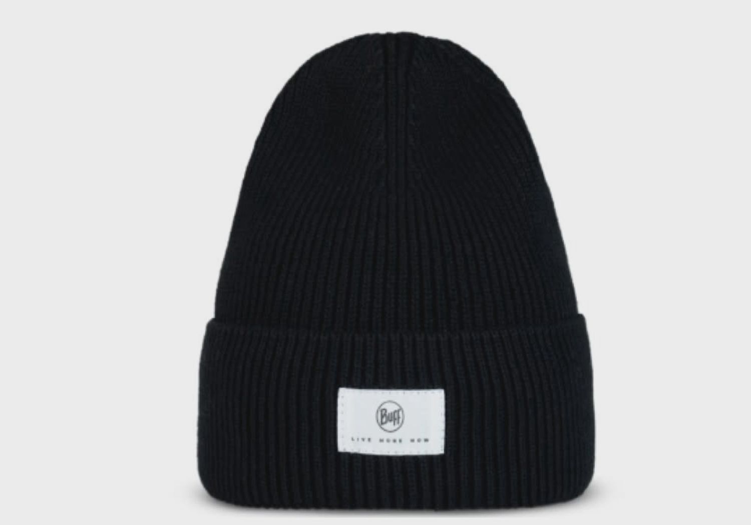 Buff Drisk Knitted Beanie, Colour: Black