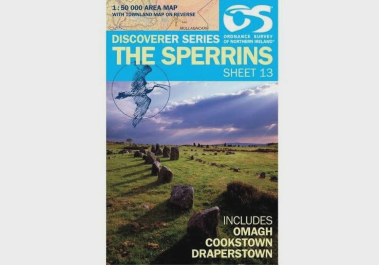 OS Discoverer Series Map The Sperrins 1:50 000 Sheet 13
