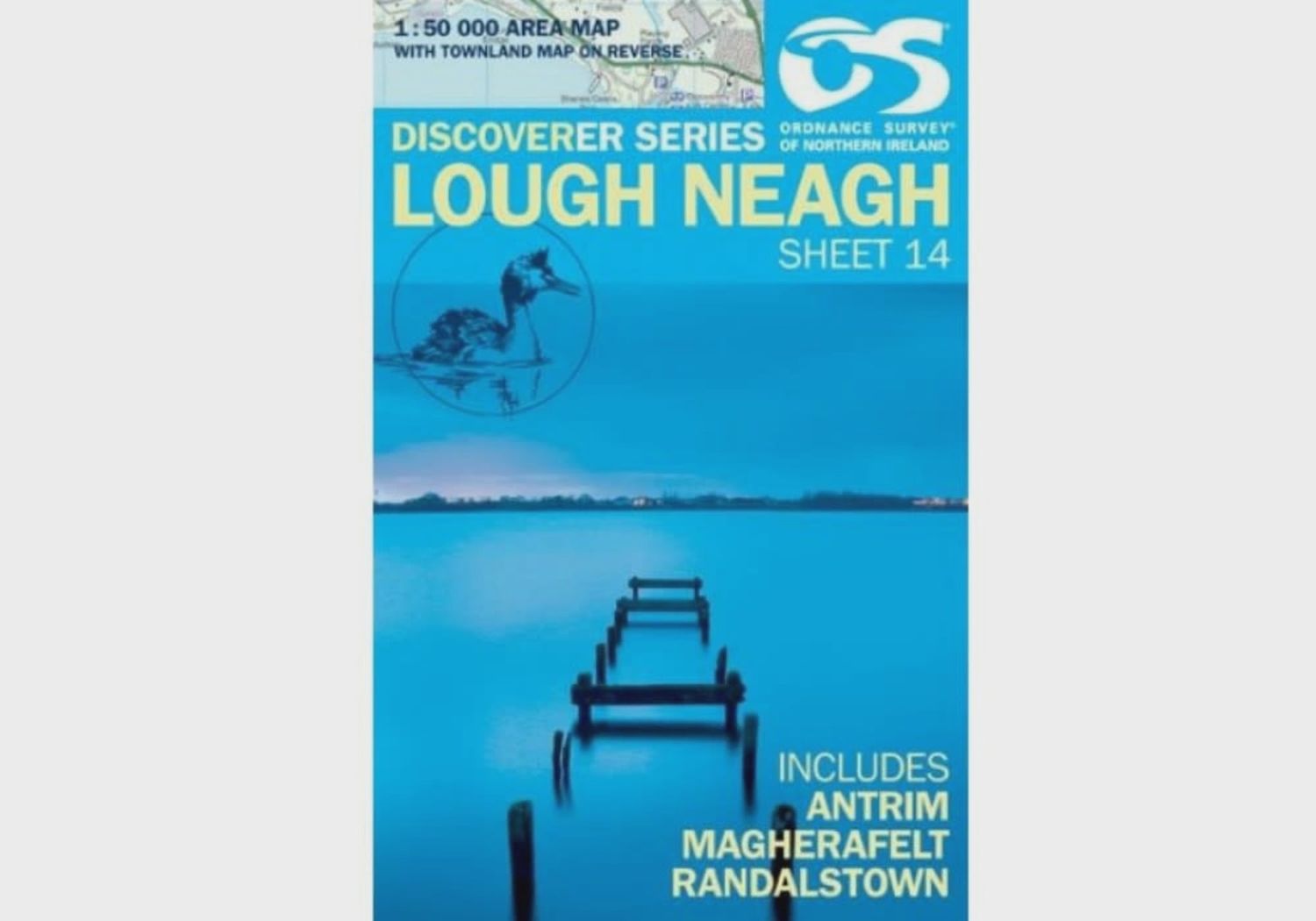 OS Discoverer Series Map Lough Neagh 1:50 000 Sheet 14