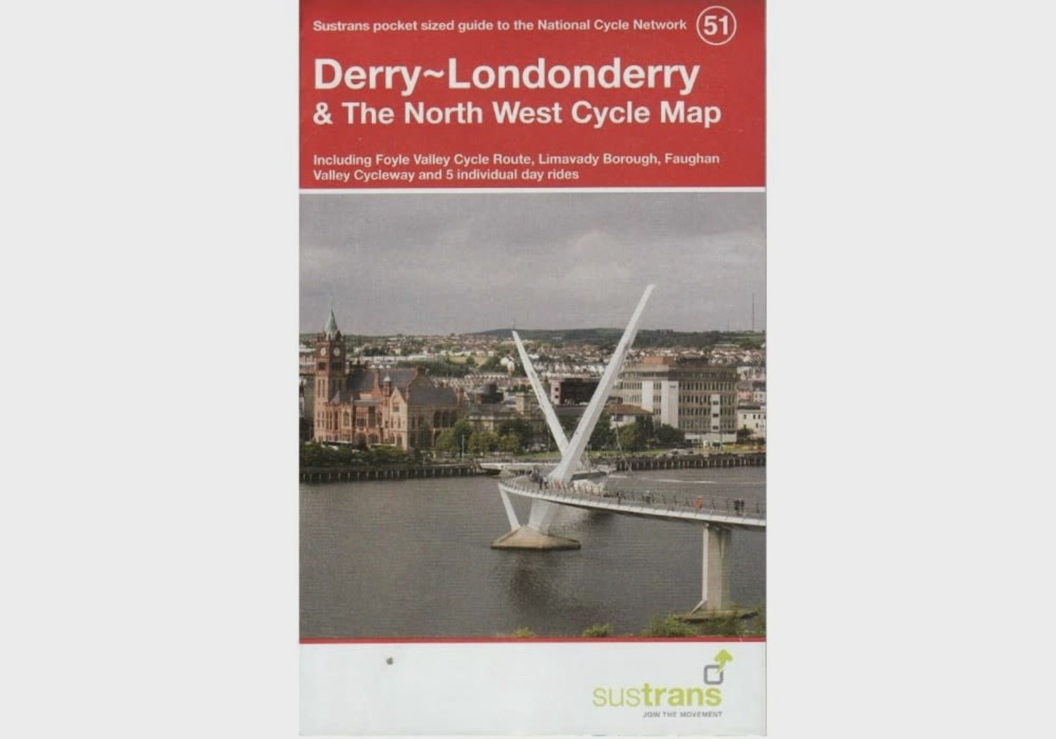 Sustrans Derry/Londonderry &amp; The North West Cycle Map