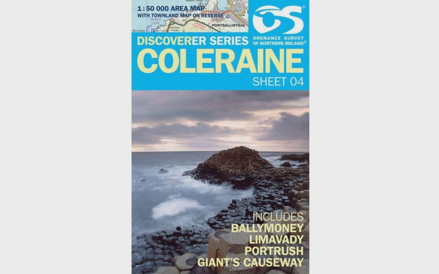 OS Discoverer Series Map Coleraine 1:50 000 Sheet 04
