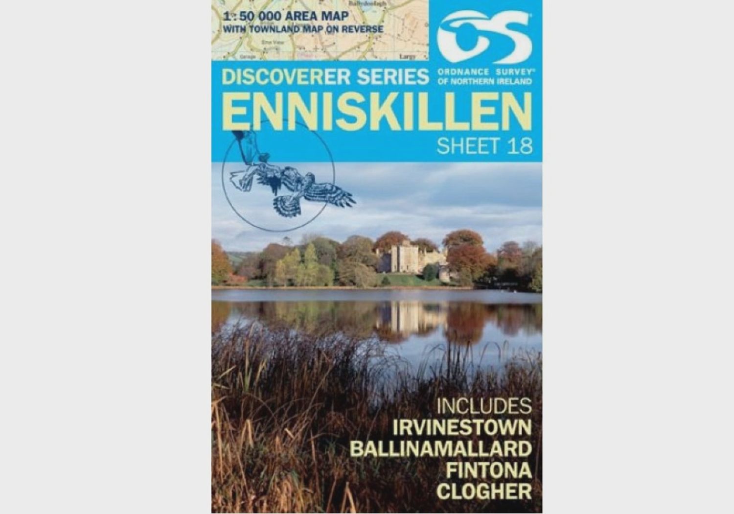 OS Discoverer Series Map Enniskillen 1:50 000 Sheet 18