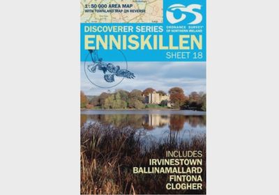 OS Discoverer Series Map Enniskillen 1:50 000 Sheet 18