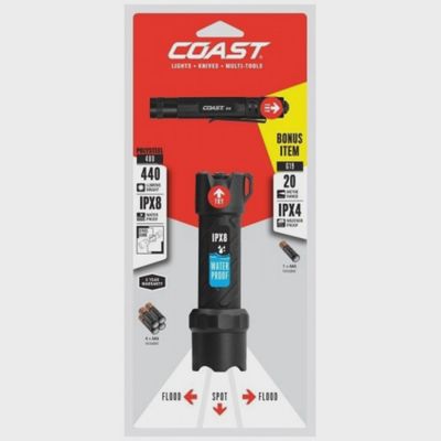 Polysteel 400 Flashlight and G19 Headtorch Combo